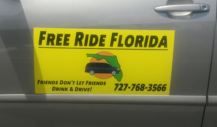 car magnet Treasure Island florida